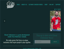 Tablet Screenshot of cleverendeavourgames.com